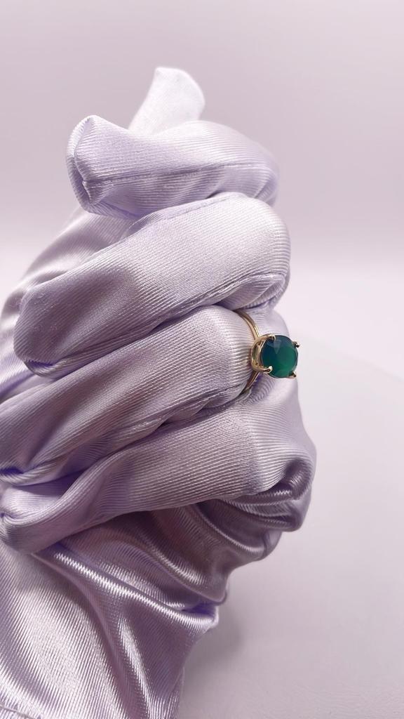 Green Crystal ring
