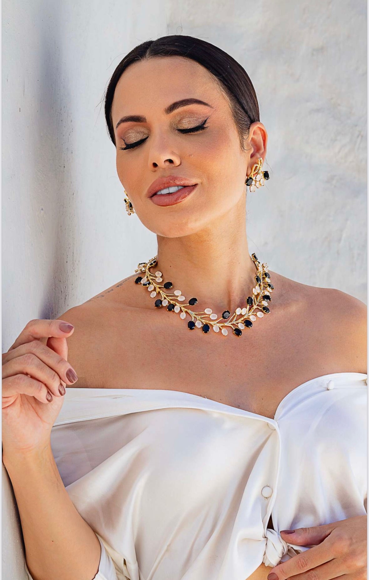 Semi-Jewelry Choker in Golden or White Rodium (cópia)