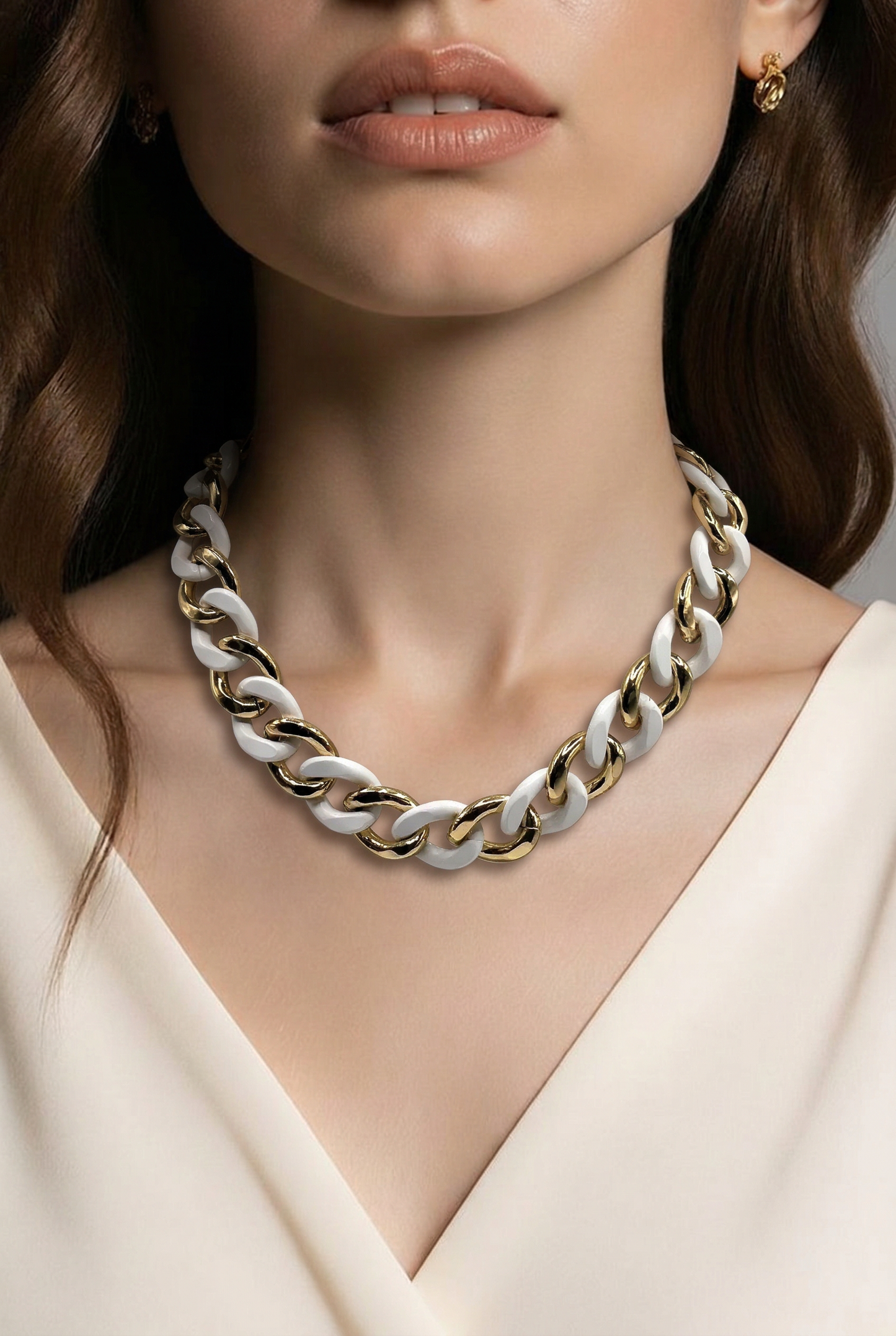 Silver Link Necklace