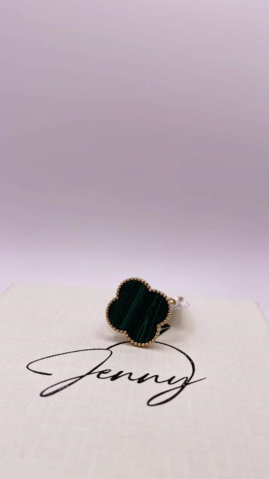 Van Cleef Ring Inspiration Bigger Green