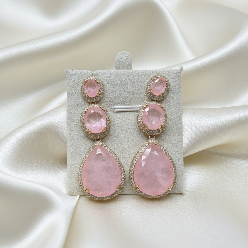 Rosé Royale Drop Earrings
