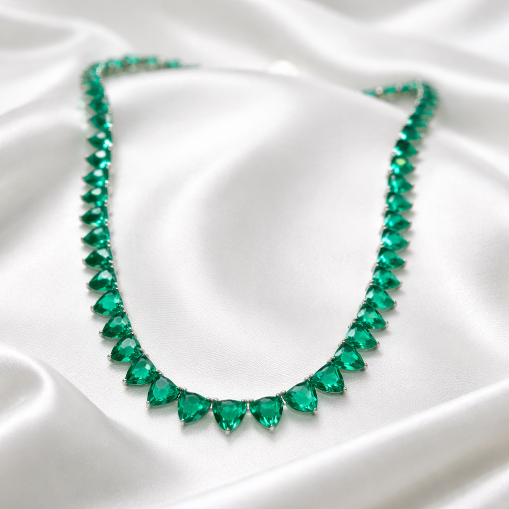 Emerald Crystal Necklace