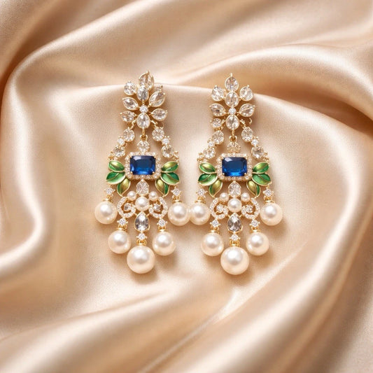 Royal Pearl Bloom Earrings