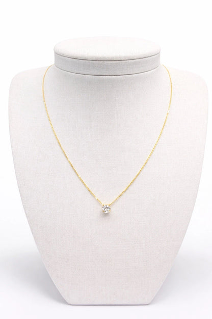 18k Luna Bloom Pendant Necklace