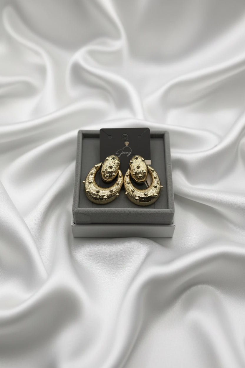 Golden Statement Earrings